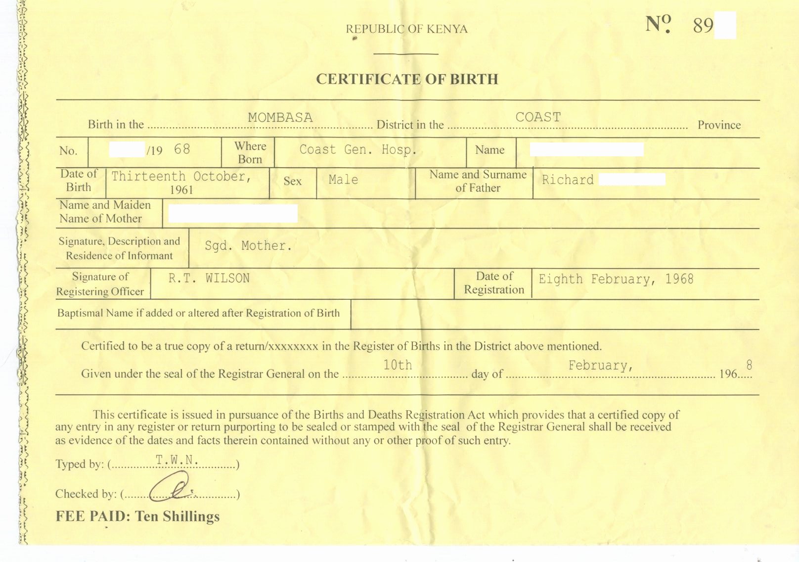 Real Birth Certificate Template Lovely Dr Conspiracy’s First Fake Kenyan Birth Certificate