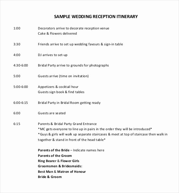 Reception Program Template Beautiful Wedding Program Templates – 15 Free Word Pdf Psd