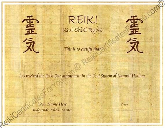 Reiki Certificate Template Free Download Fresh Papyrus Reiki Certificate Template Landscape by