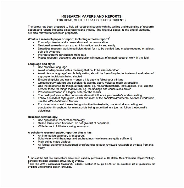 Research Agenda Sample Best Of 8 Research Outline Templates Pdf Doc