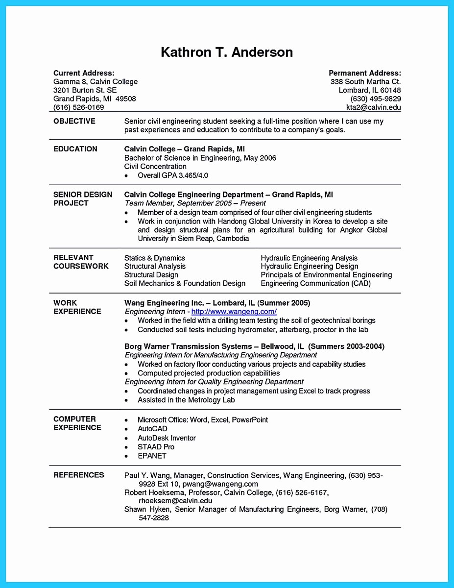 Resume Estimated Graduation Date Awesome Best Current College Student Resume with No Experience