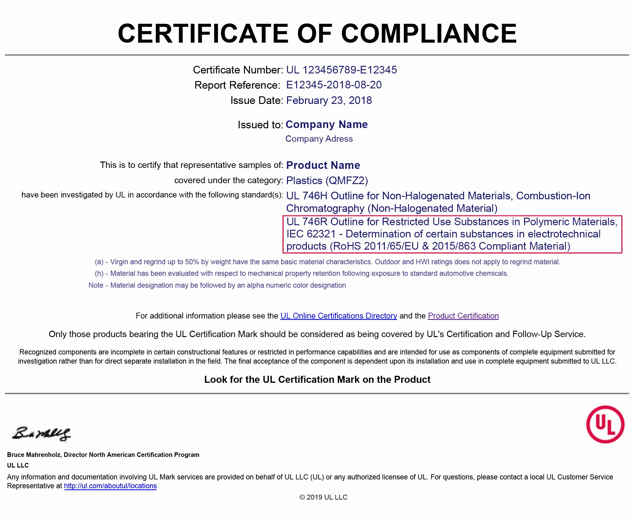 Rohs 2 Certificate Of Compliance Template Fresh are You Ready for the New Rohs Substance Phase In