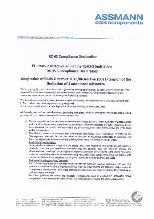 Rohs Compliance Certificate Template Unique Rohs Pliance Declaration