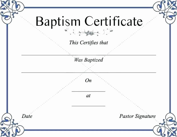 Roman Catholic Baptism Certificate Template Lovely Baptism Certificate Template Certificates Christening