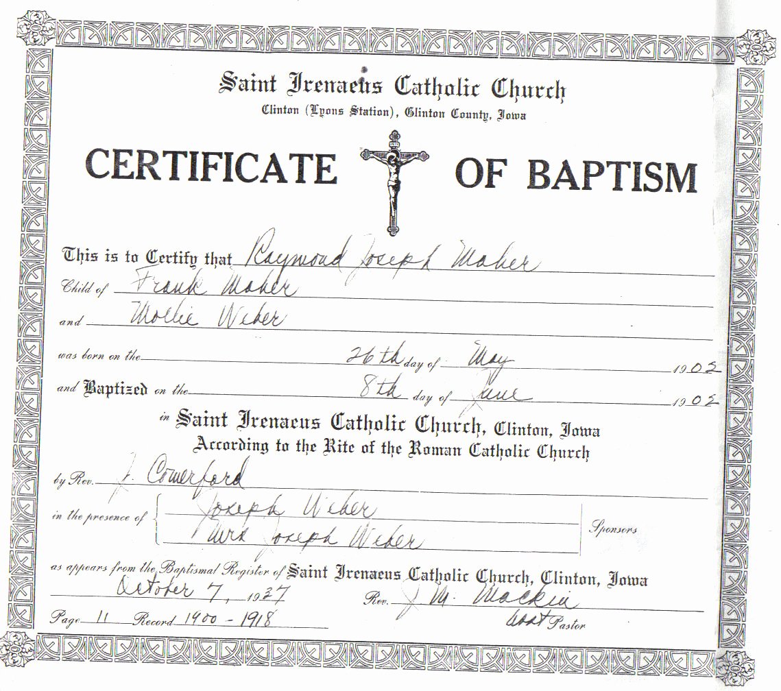 Roman Catholic Baptism Certificate Template New 28 Of Catholic Baptism Certificate Template