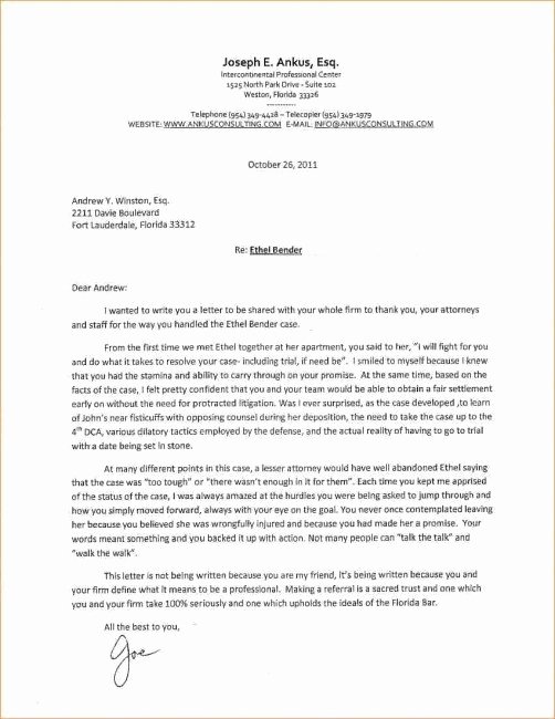 Sample attorney Letter Of Representation New attorney Letter Representation Template