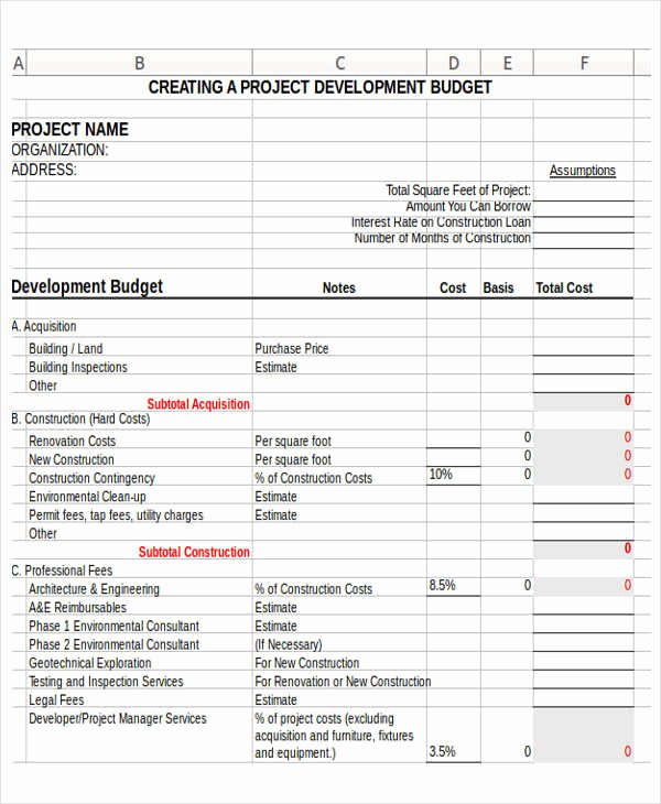 Sample Budget for Non Profit organization Inspirational 12 Non Profit Bud Templates Word Pdf Excel Google