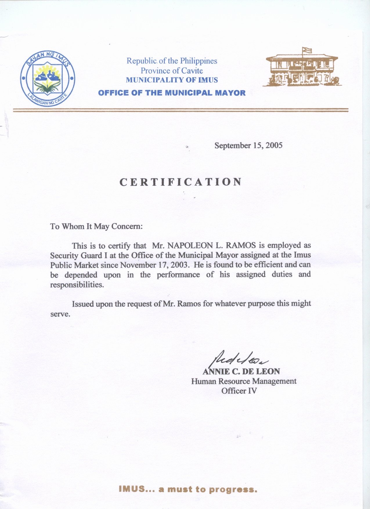 Sample Certificate Of Employment Elegant Cert