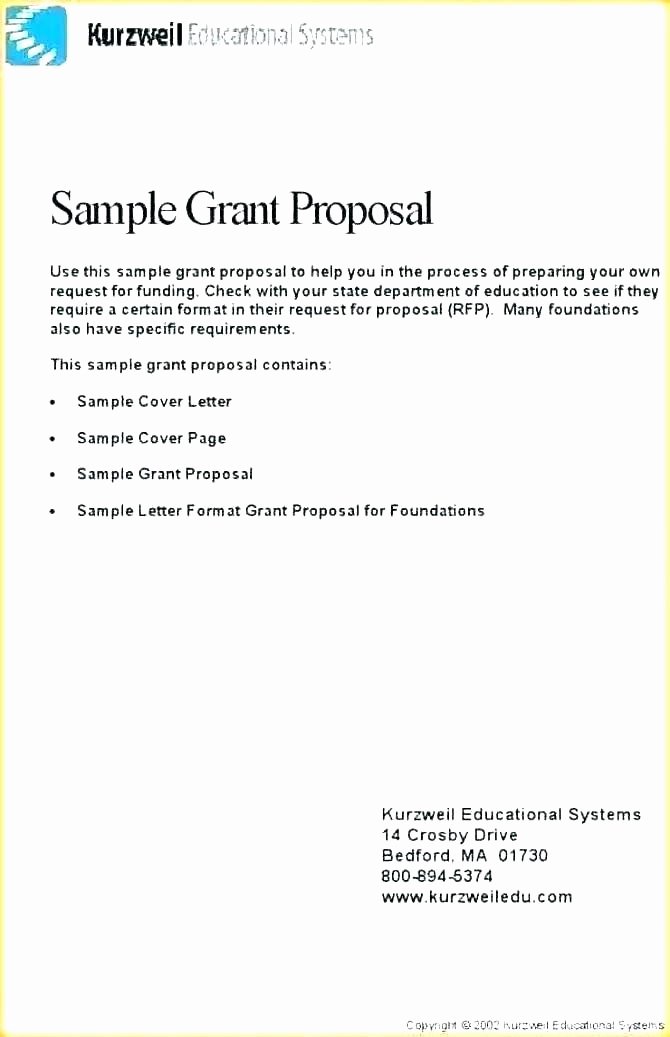 Sample Grant Proposal Non Profit Fresh Sample Grant Application Template
