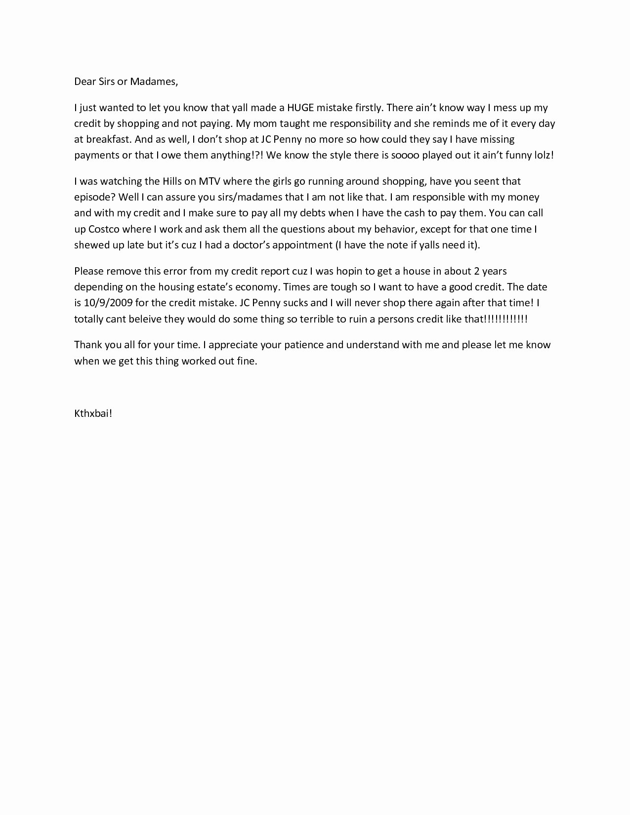 Sample Letter Of Explanation Beautiful Goodwill Letter Template to Remove Paid Collections