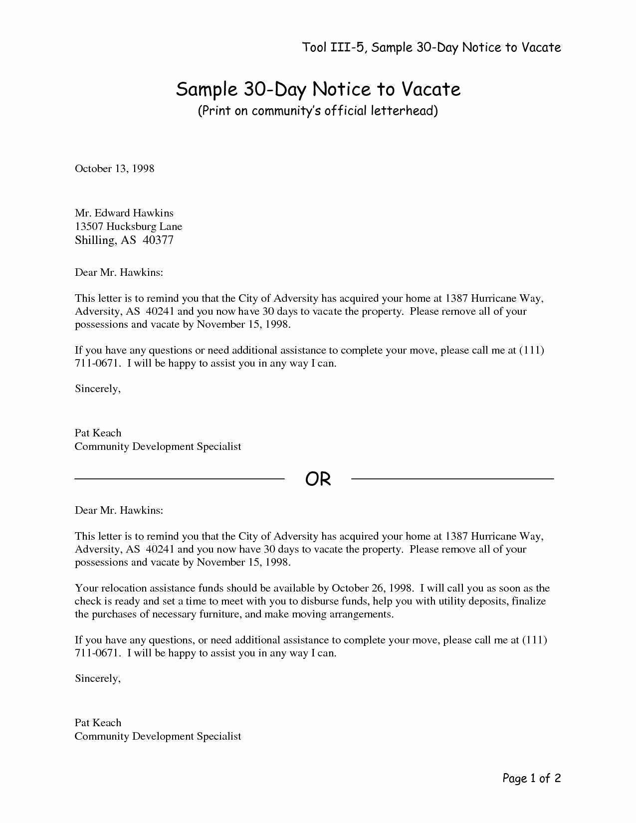 Sample Letter to Landlord for Moving Out Fresh Moving Out Letter to Landlord Template Samples