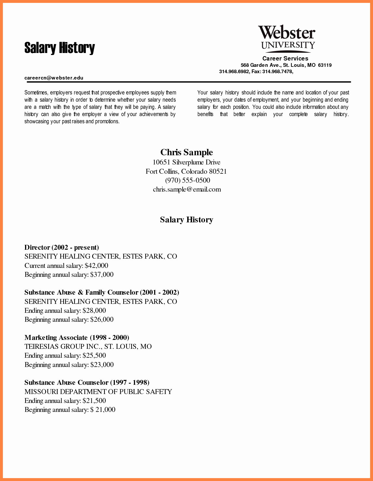 Sample Of Salary Requirements Letter Beautiful 5 Cover Letter with Salary History Example