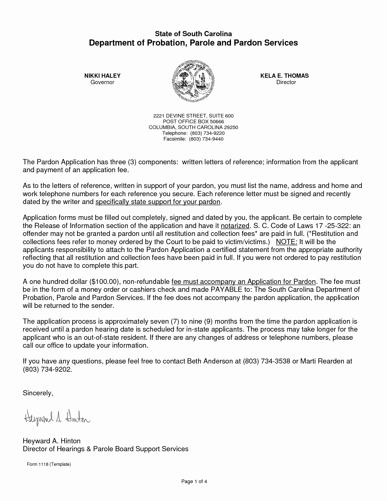  20 Sample Pardon Letters Dannybarrantes Template
