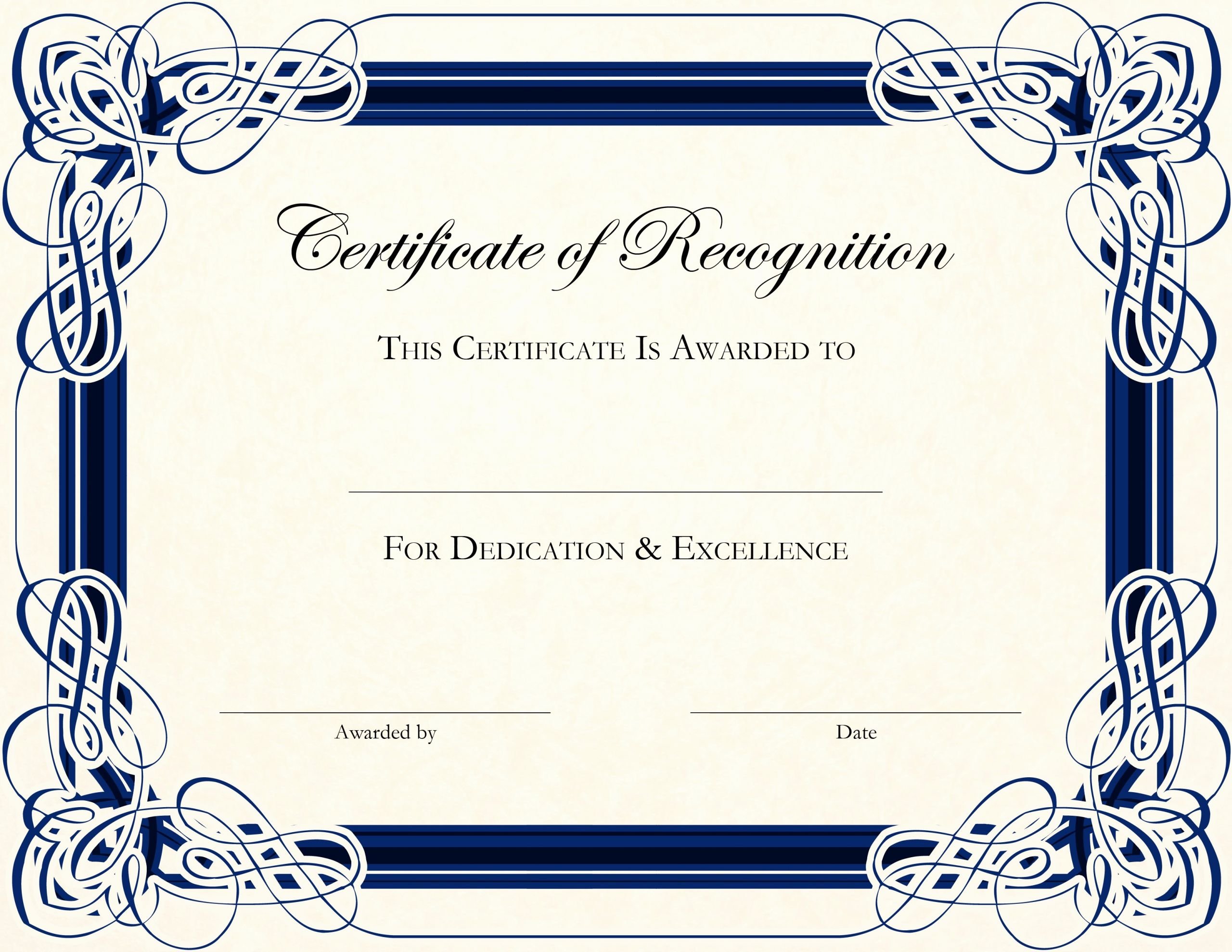 Scholarship Certificate Template Free Elegant Free Printable Award Templates