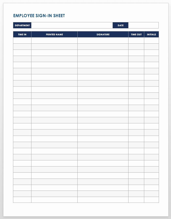 Signing In and Out form Elegant Free Sign In and Sign Up Sheet Templates