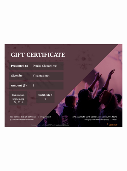 christmas t certificate template