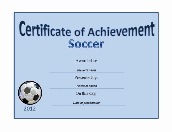 Soccer Awards Certificates Templates Luxury 13 soccer Award Certificate Examples Pdf Psd Ai
