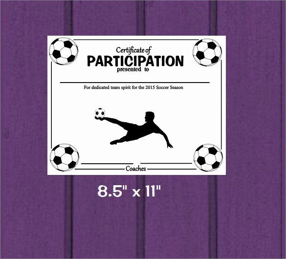 Soccer Certificate Template Word Elegant soccer Certificate Template 18 Psd Ai Indesign Word