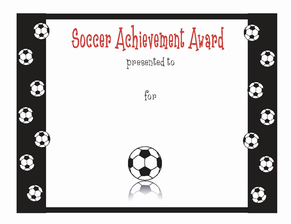 Soccer Certificates Microsoft Word Beautiful soccer Participation Certificate