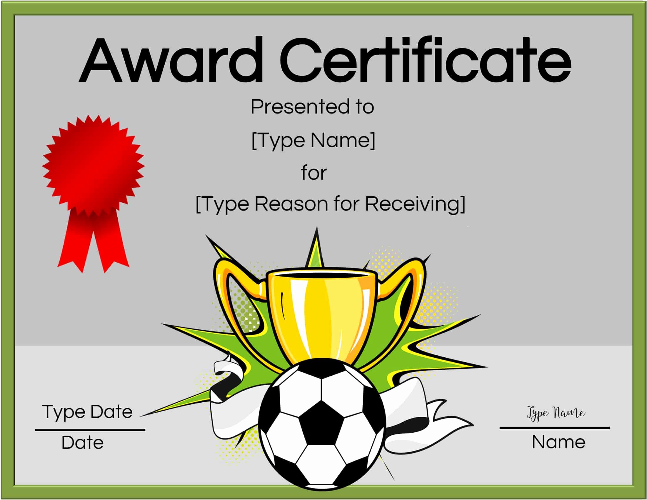  20 Soccer Team Award Ideas Dannybarrantes Template