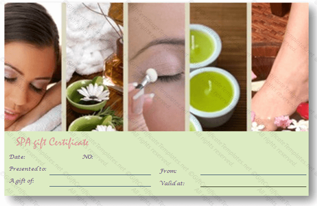 Spa Day Gift Certificate Template Best Of Business T Certificate Template