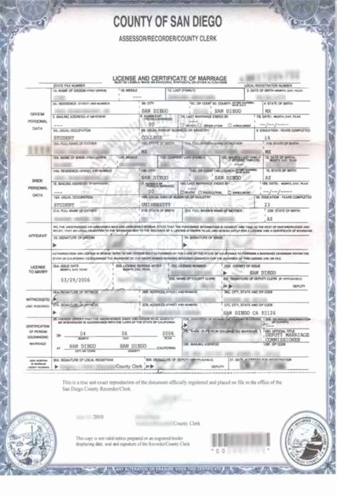 Spanish Birth Certificate Template Fresh Wedding Certificate Translated Into English