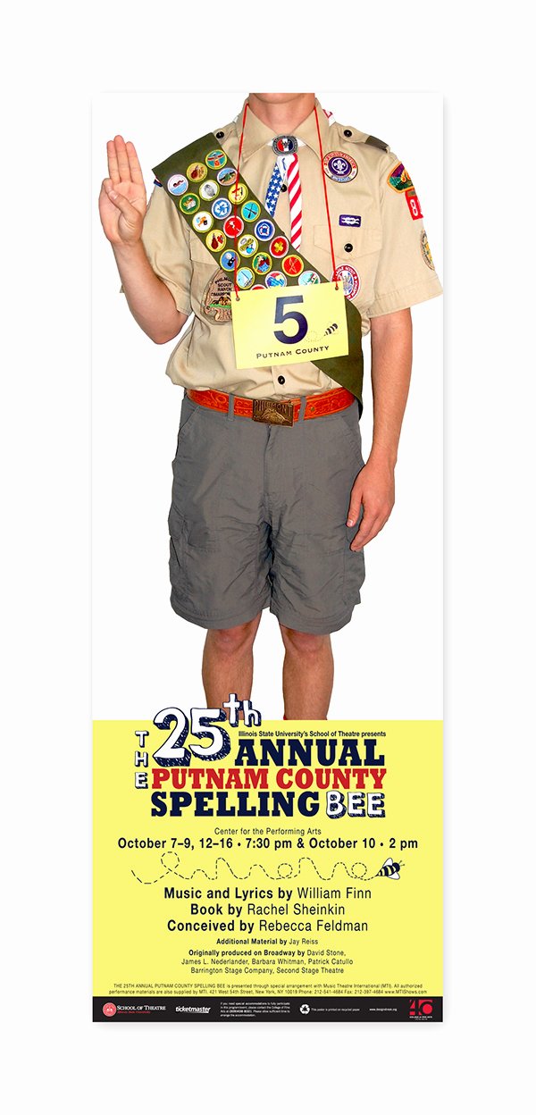 Spelling Bee Poster Ideas Unique the 25th Annual Putnam County Spelling Bee Posters On Behance