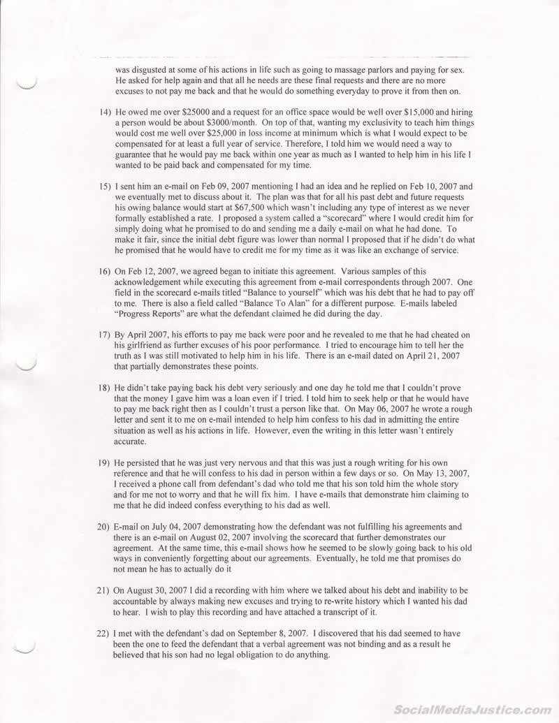 Statement Of Facts Inspirational Staetment Of Facts Exposing Johnny Ho S Story In Bc Court