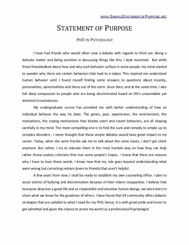 Statement Of Goals Example Inspirational Creative Writing Phd Statement Of Purpose