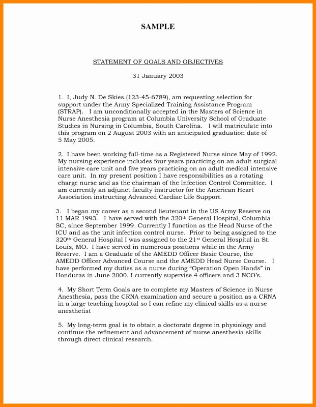 Statement Of Professional Goals New State Of Intent Essay the Actual Move On College