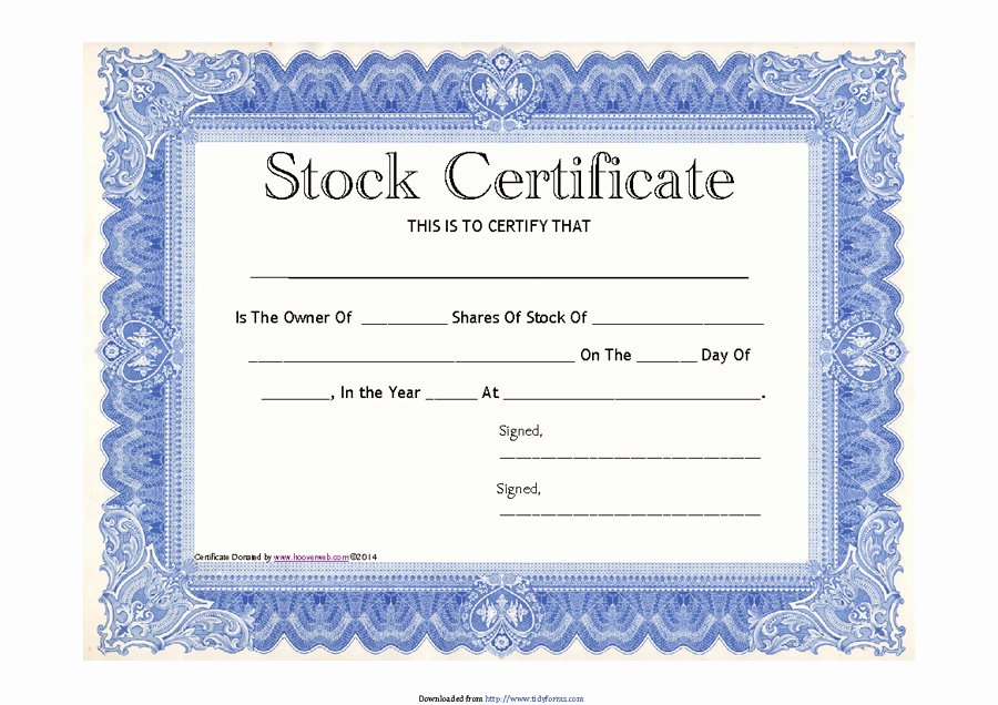 Stock Certificate Template Microsoft Word Best Of 40 Free Stock Certificate Templates Word Pdf