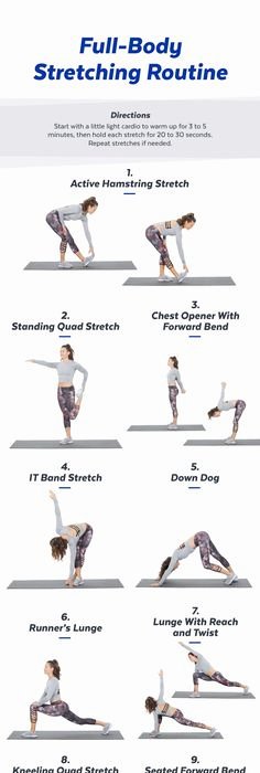 Stretching Charts Free Printable Unique S Printable Full Body Stretch Routine Drawings