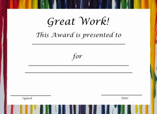 Student Of the Day Certificate New Volunteer Appreciation Certificates Line Signup Blog