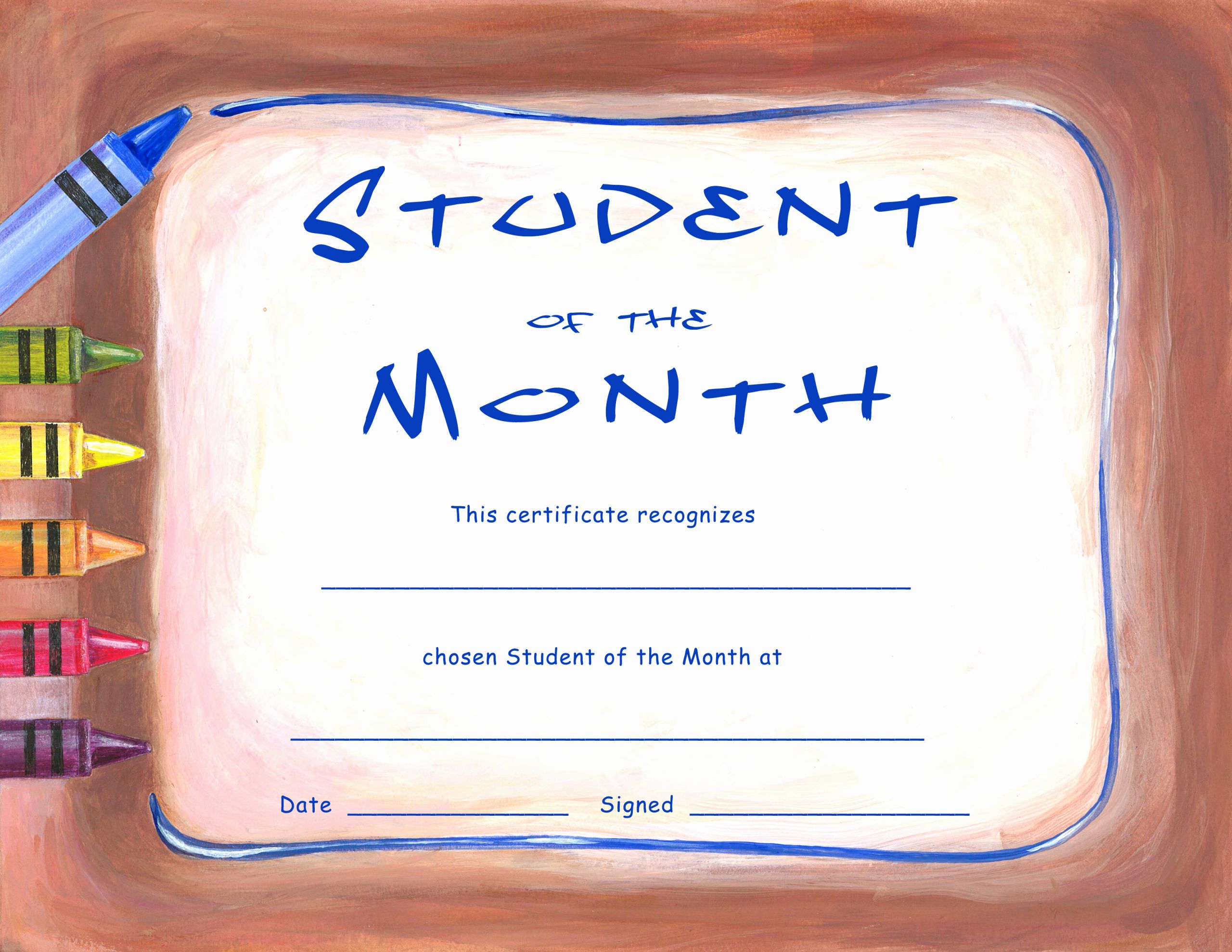 Student Of the Month Certificates Luxury Catalog Code Pap537 Pencils Student Of the Month