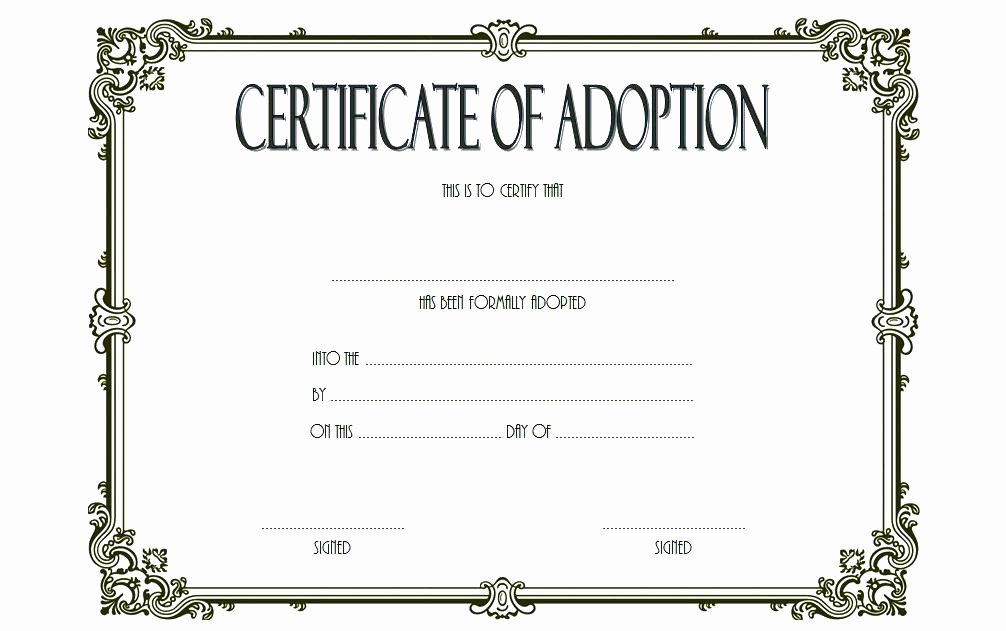 Stuffed Animal Adoption Certificate Template Unique Doll Birth Certificate Template – Ahegao
