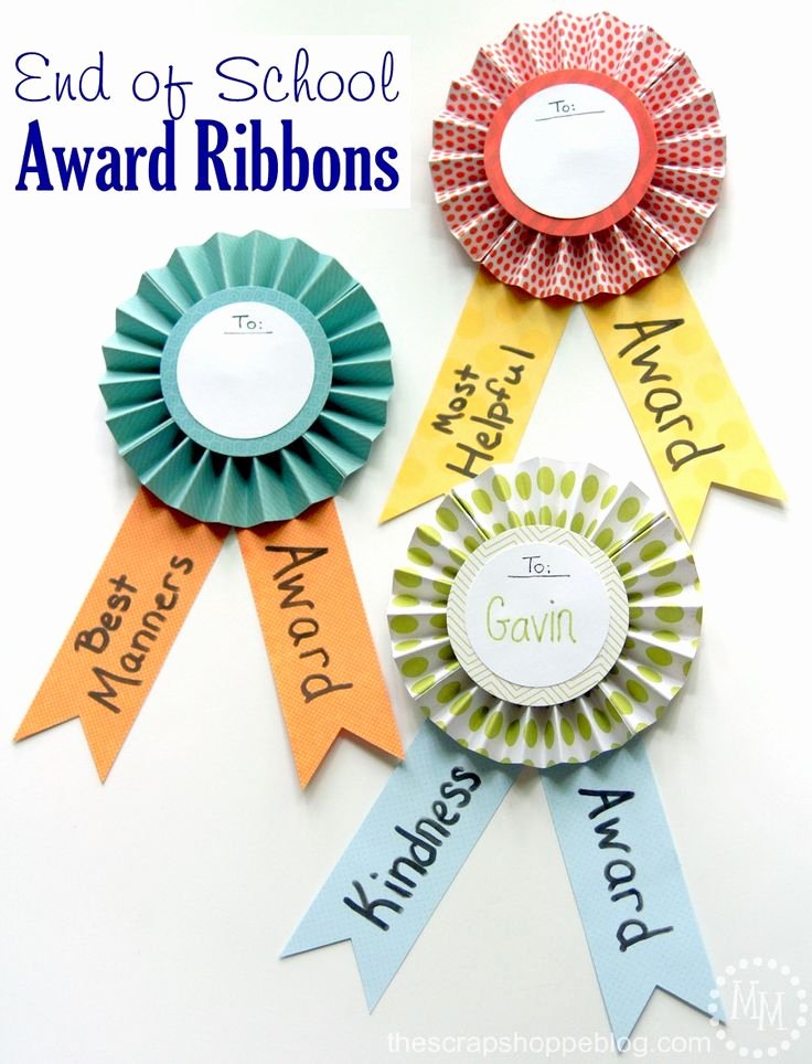 Sunday School Awards Recognition New How to Make School Award Ribbons