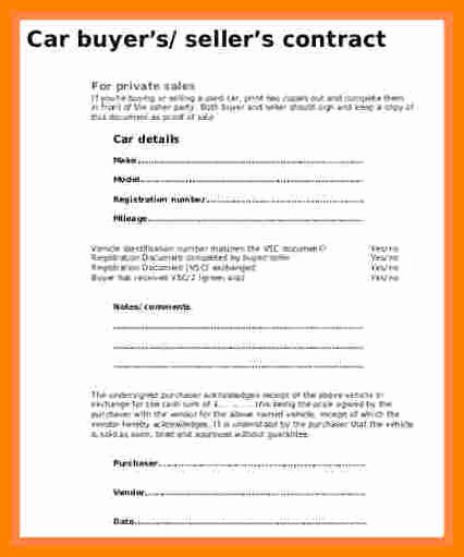 Taking Over Payments On A Car Sample Contract Unique 8 Printable Contract for Taking Over Car Payments