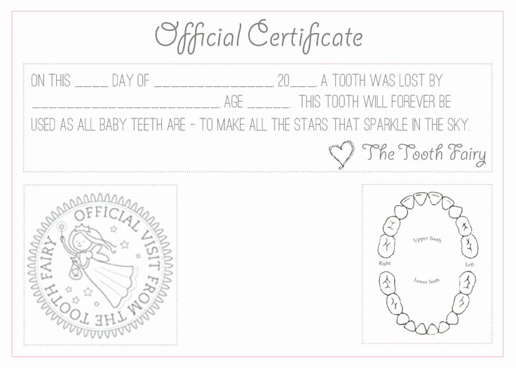 Teeth Whitening Gift Certificate Template Lovely 426 Best tooth Fairy Fun Images On Pinterest
