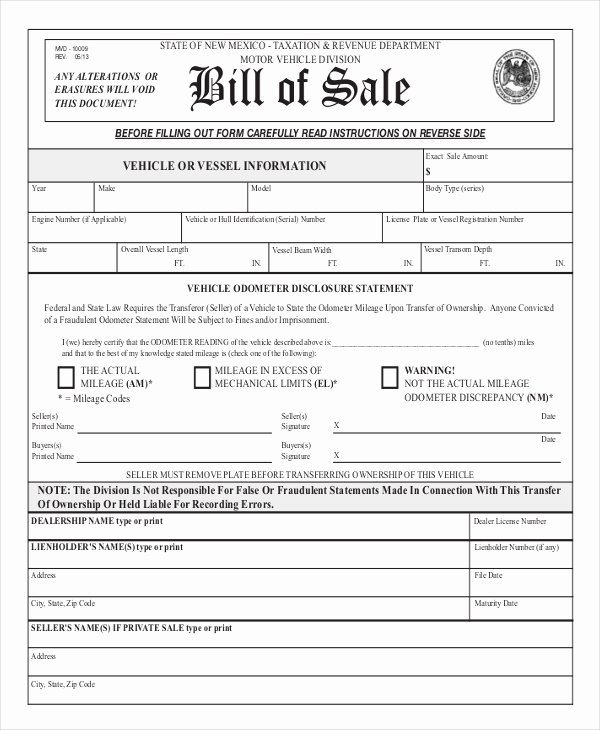 Tennessee Bill Of Sale for Trailer Best Of Download Bill Sale form Pdf
