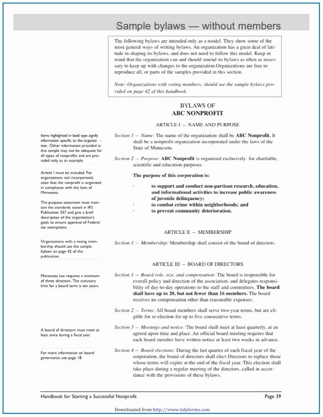 Texas bylaws Template Awesome Non Profit bylaws Template Georgia Template Resume