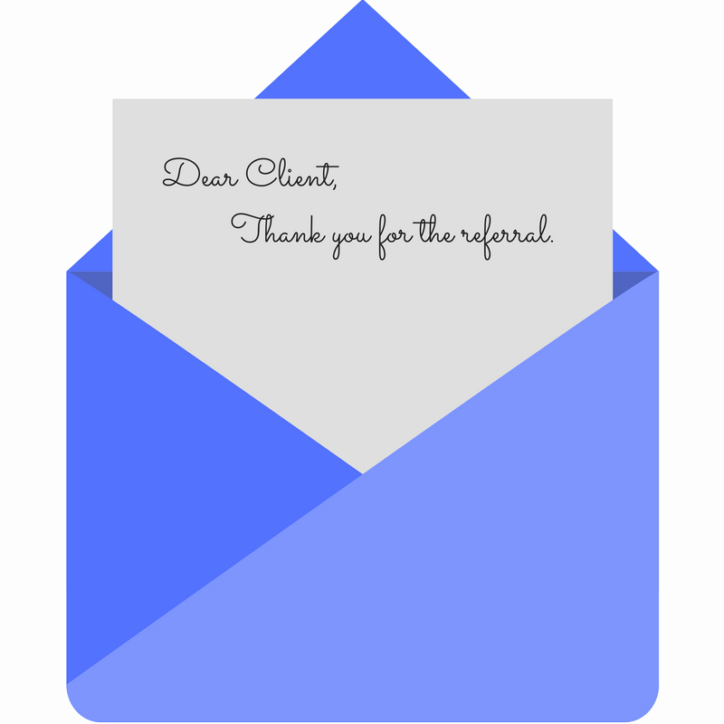Thank You Letter for Referral Best Of How to Write A Client Referral Thank You Letter touch
