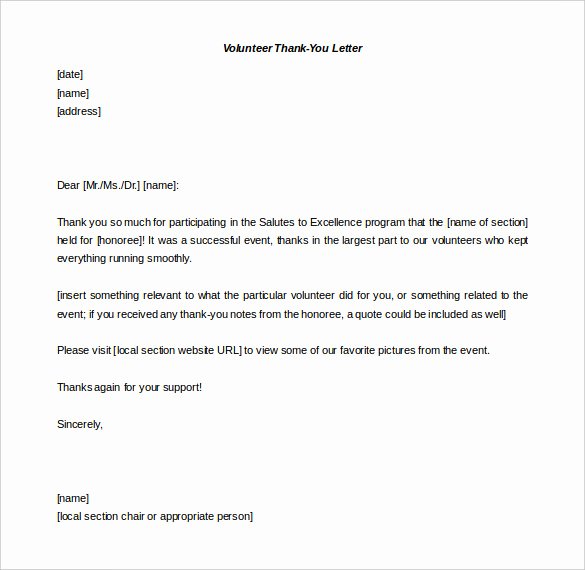 Thank You Letter Outline Luxury 41 Free Thank You Letter Templates Doc Pdf