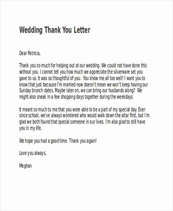 Thank You Letter to Sponsors after event Inspirational Wedding Thank You Speech Examples