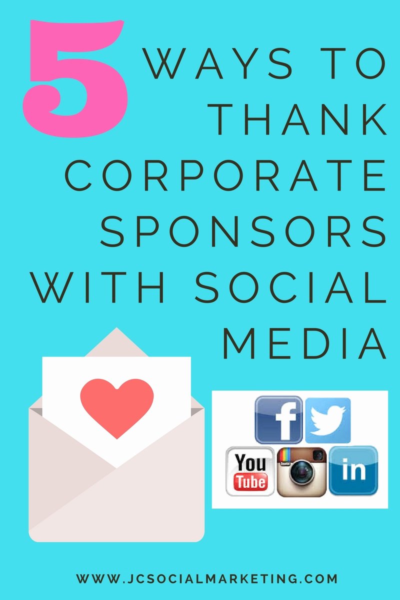 Thank You Letter to Sponsors after event Lovely Thanking event Sponsors 5 Ways to Thank Corporate