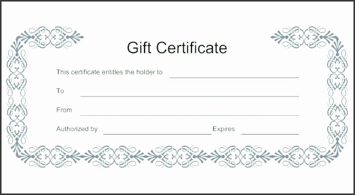 This Certificate Entitles the Bearer Best Of 8 Gift Certificate Templates Sampletemplatess