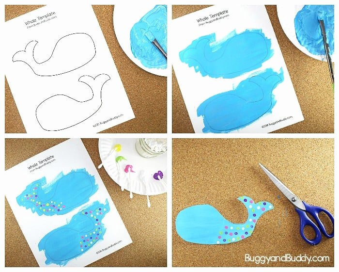 Twitter Template for Students Printable Best Of Whale Craft for Kids with Free Printable Template Buggy