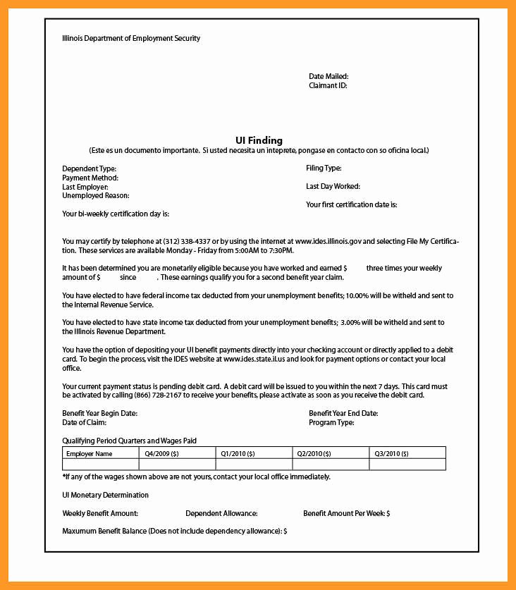 Unemployment Letter From Employer Fresh 12 13 Unemployment Verification Letter