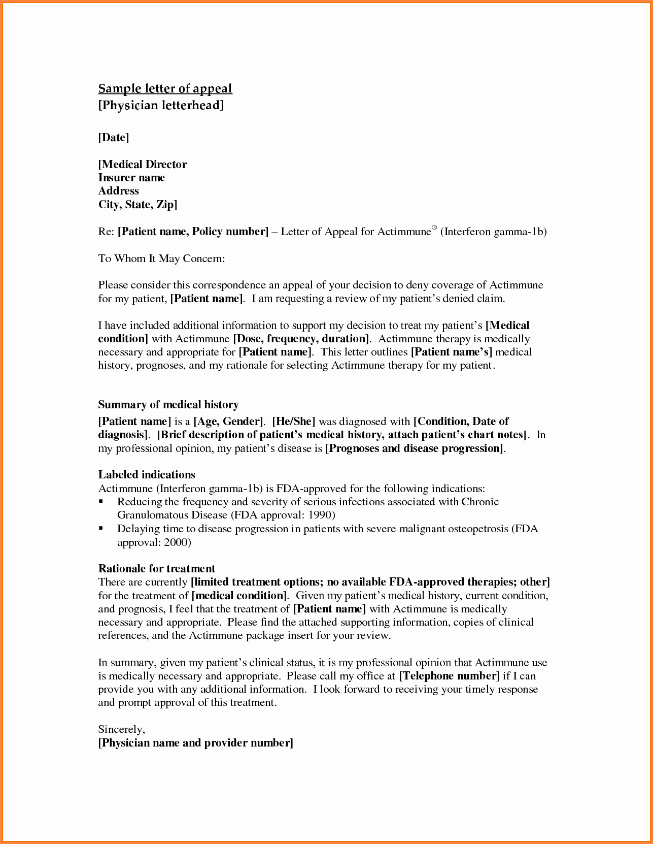 Unemployment Statement Letter Luxury 7 Appeal Letter format