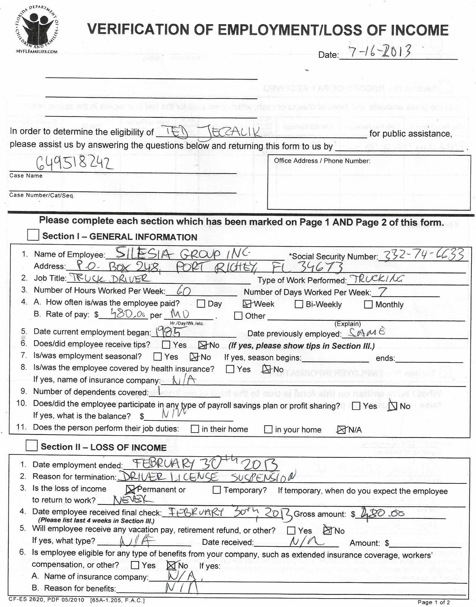 Unemployment Verification form Beautiful Petition for Inability to Pay Child Support