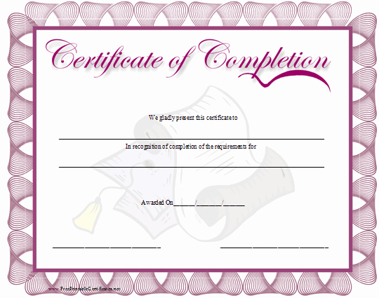 Vacation Bible School Certificate Templates Elegant A Purple Bordered Certificate Of Pletion with A